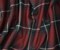 Red-Green-Multi Wool Polyester Plaid Check Twill Woven Suiting Fabric By the Yard